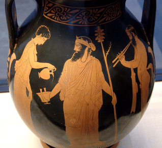 G&ouml;tternamen - Dionysos und Gefolge