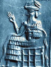 G&ouml;tter Enki - sumerischer Gott des sch&ouml;pferishen Geistes