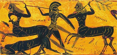 Mythos Theseus und Kentaurus