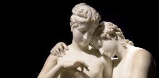 Eros und Psyche von Antonio Canova, Mailand