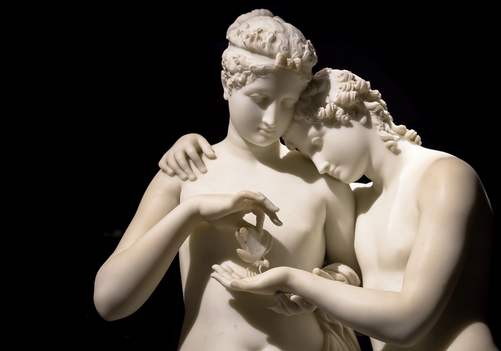 Eros und Psyche von Antonio Canova, Mailand