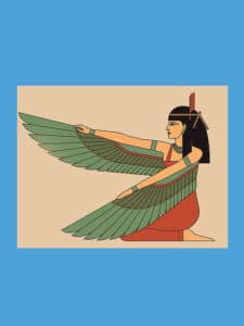 Ma'at - ägyptische Göttin der Ordnung und Gerechtigkeit