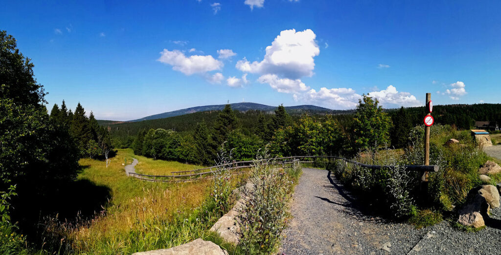 Blick zum Brocken