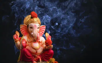 Der kindliche Elefantengott Ganesha ist ein besonders beliebter Hindu Gott.