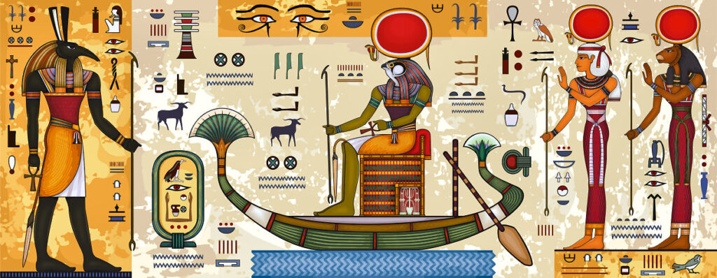 Das Ankh hatte im alten Ägypten die Bedeutung von göttlicher Unsterblichkeit. Götter halten auf Abbildungen das Ankh oft in einer Hand - als Zeichen ihrer Göttlichkeit.