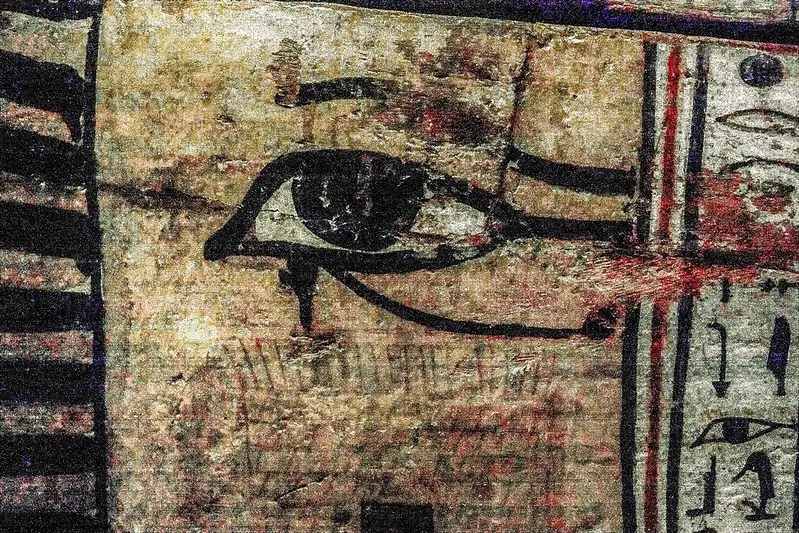 Wie geht es nach dem Tod weiter? Das schützende Auge des Horus.
