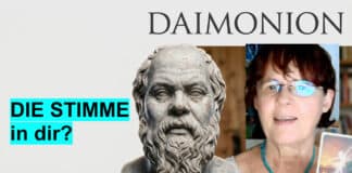 Thumbnail zum Youtube-Video Die Stimme in dir ... Links das ist Sokrates