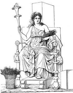 Göttin Demeter - griechische Göttin des Ackerbau und der Fruchtbarkeit