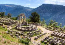 Das Heiligtum der Athena Pronaia in Delphi