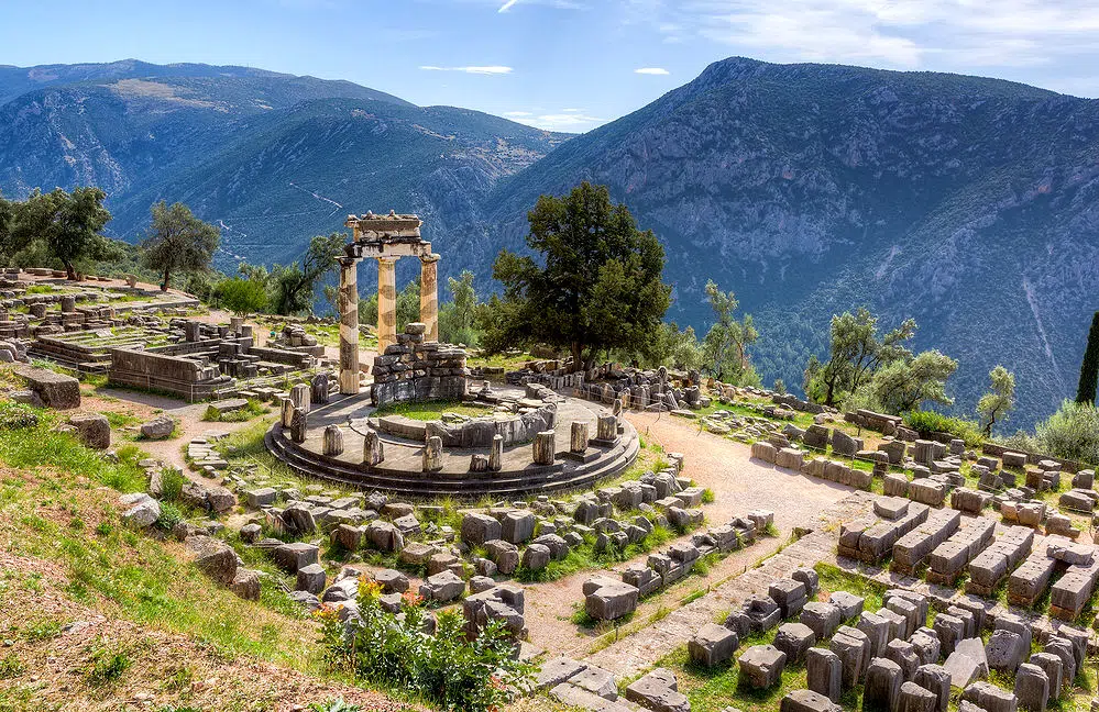 Das Heiligtum der Athena Pronaia in Delphi