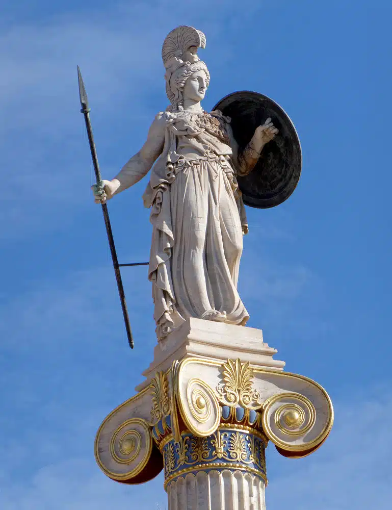 Athene, die griechische Göttin der Weisheit - ihr war der heute berühmteste Tempel des alten Griechenlands geweiht. 