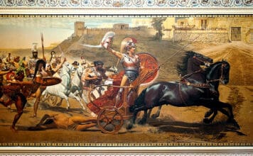 Der Triumph des Achill - Archillon Palast in Korfu
