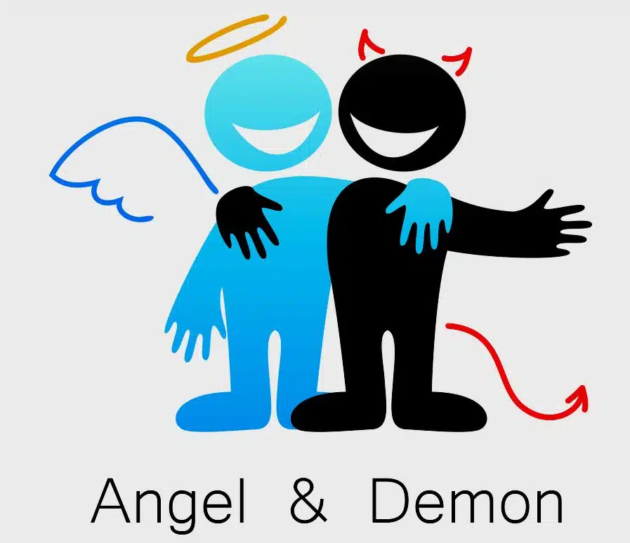 Engel und Daimon - Symbole für Gott und Teufel 