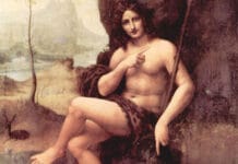 Dionysos - Gott der Ekstase bei den Griechen, Gemälde von Leonardo da Vinci