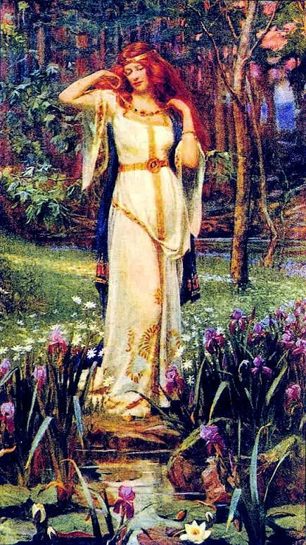 Freya - nordische Göttin der Liebe, des Frühlings, der Fruchtbarkeit und des Zaubers.