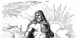 Freyr mit Schwert und Eber