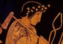 Hephaistos, griechischer Gott des Feuers und der Schmieden