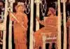 Hades, griechischer Gott der Unterwelt mit seiner Frau Persephone