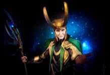 Loki - der nordische Gott als Wachsfigur