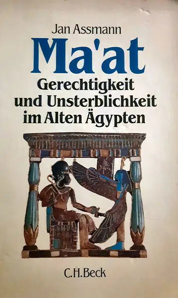 ägyptische Göttin Ma'at, Buch von Jan Assmann
