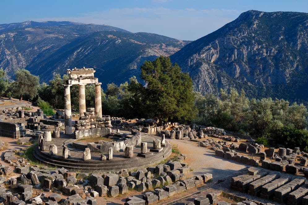 Geheimnisvolle Vorhersagen des Delphischen Orakel: Hier im Bild - das Heiligtum der Göttin Athene