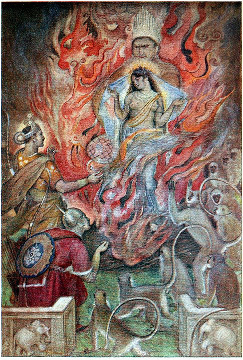 Sita und der Feuergott Agni