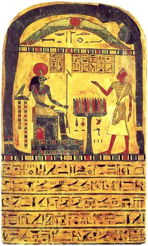 Ägyptische Mythologie - das Totengericht auf der Stele des altägyptischen Priesters Ankh af na Khonsu