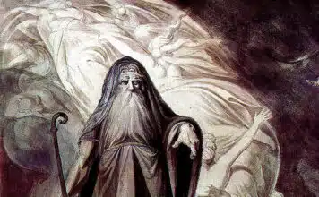Teiresias im Totenreich. Gemälde von Johann Heinrich Füsslin