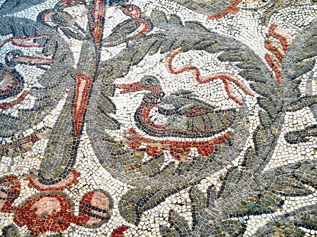  Der Boden der Villa  Romana del Casale wurde mit Mosaiken unterschiedlichster Motive gestaltet. Diese Villa gehört aus gutem Grund zum Weltkulturerbe.