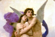 Amor und Psyche, ein Gemälde von William Bouguereau