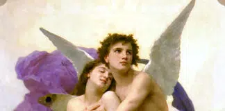 Amor und Psyche, ein Gemälde von William Bouguereau