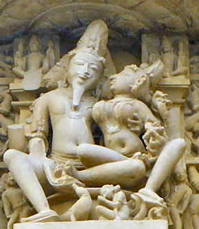 Indische Gottheiten: Brahma und Sarasvati