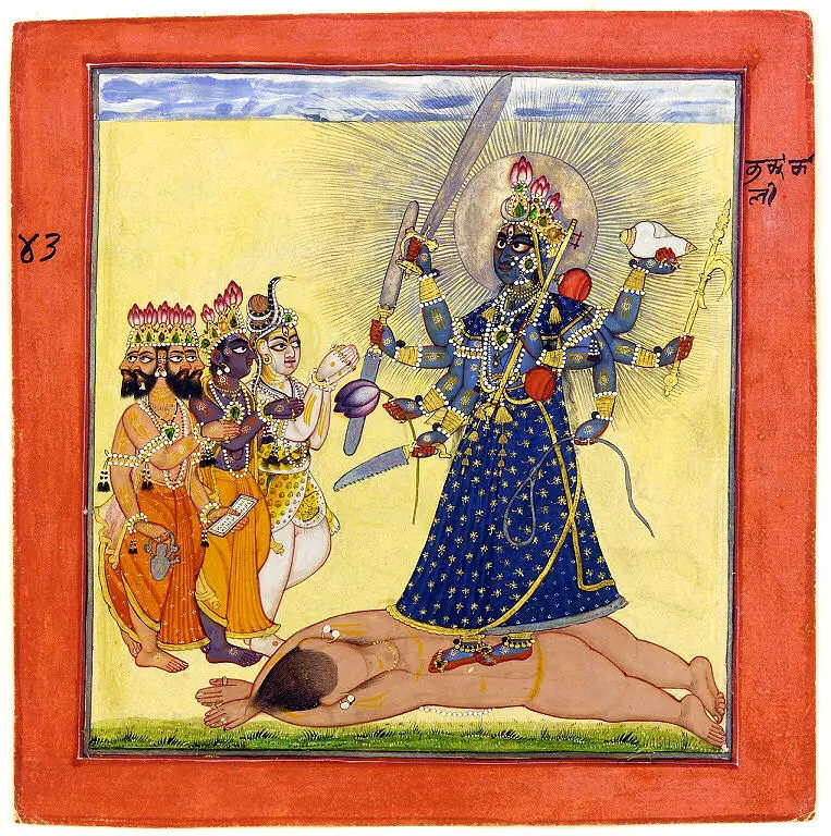Die indische Göttin Kali