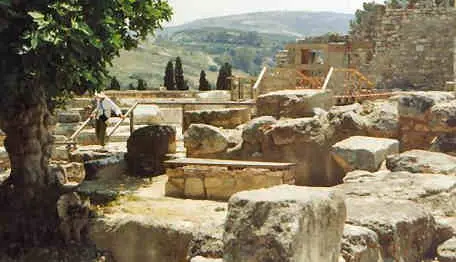 Kreta Palast Labyrinth von Knossos
