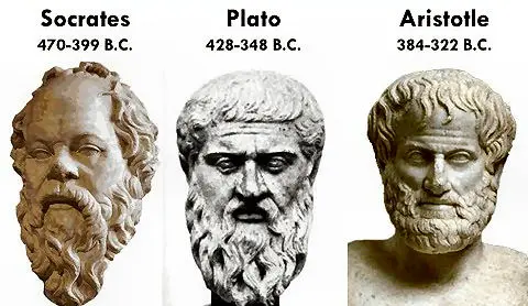 Sokrates, Platon und Aristoteles