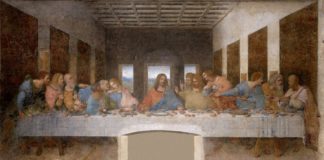 Eucharistie - das Abendmahl von Leonardo da Vinci
