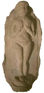 Inanna / Ischtar zeigt ihre Brüste