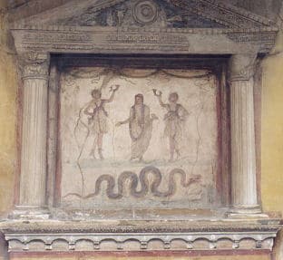 römische Götter Laren und Genien