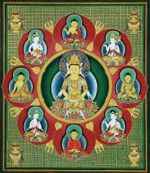 Spirituelle Symbole wirken durch Analogien - japanisches Mandala