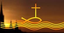 Die Taufe wird begleitet von den wichtigsten Symbolen des christlichen Glaubens